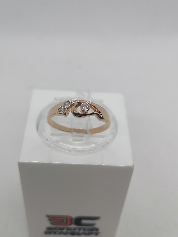 КОЛКМИ585 КОЛЬЦО С КАМНЯМИ (Au 585)