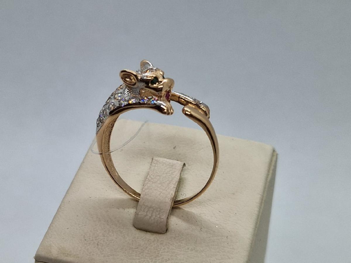 1300 КОЛЬЦО С  КАМНЯМИ (Au 585)