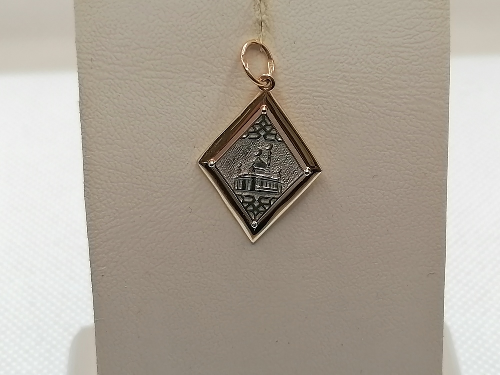 035383 ПОДВЕСКА БЕЗ КАМНЯ (Au 585)