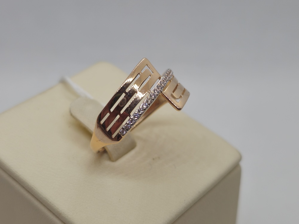 КОЛКМИ585 КОЛЬЦО С КАМНЯМИ (Au 585)
