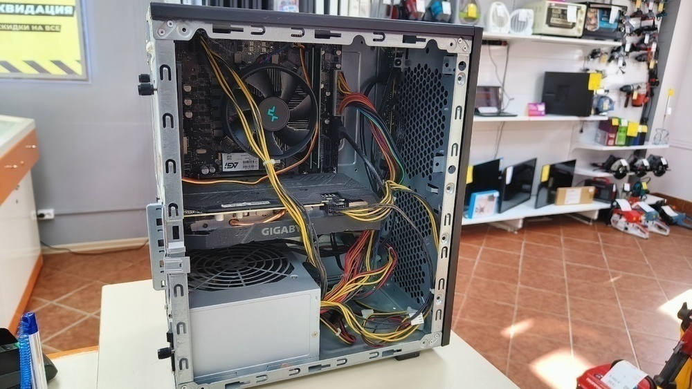 Системный блок DEXP; I3-12100, GeForce RTX 2060, 16 Гб, 500 Гб, Нет