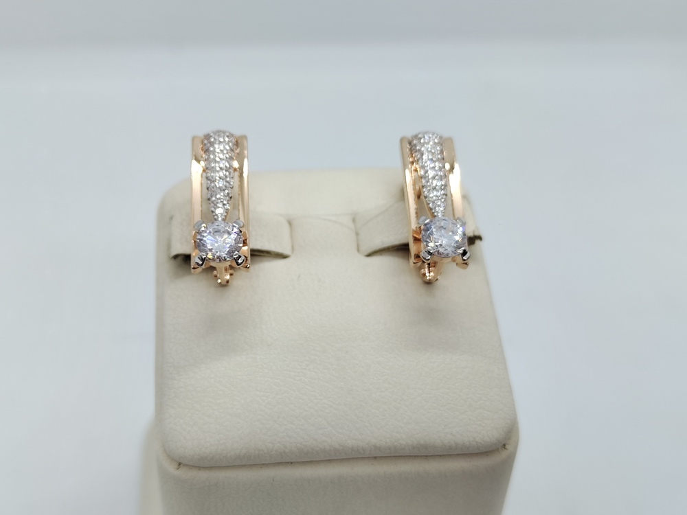 СЕРЬГИ С КАМНЯМИ (Au 585)