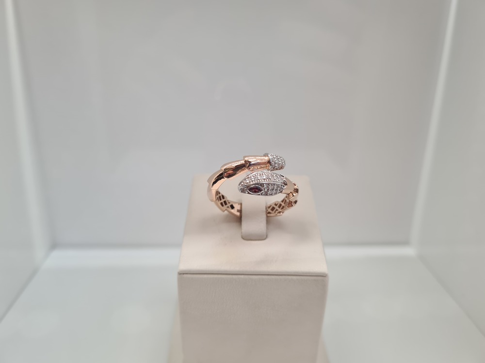 КОЛЬЦО С КАМНЯМИ (Au 585)