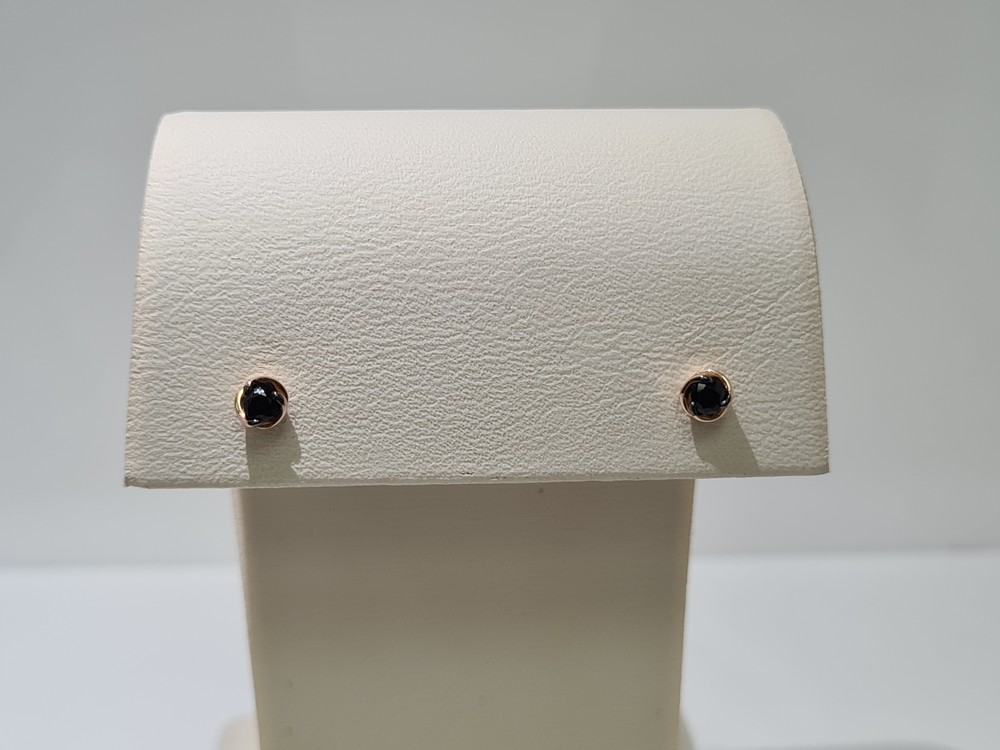 СЕРЬГИ ПУСЕТЫ с камнем (Au 585)