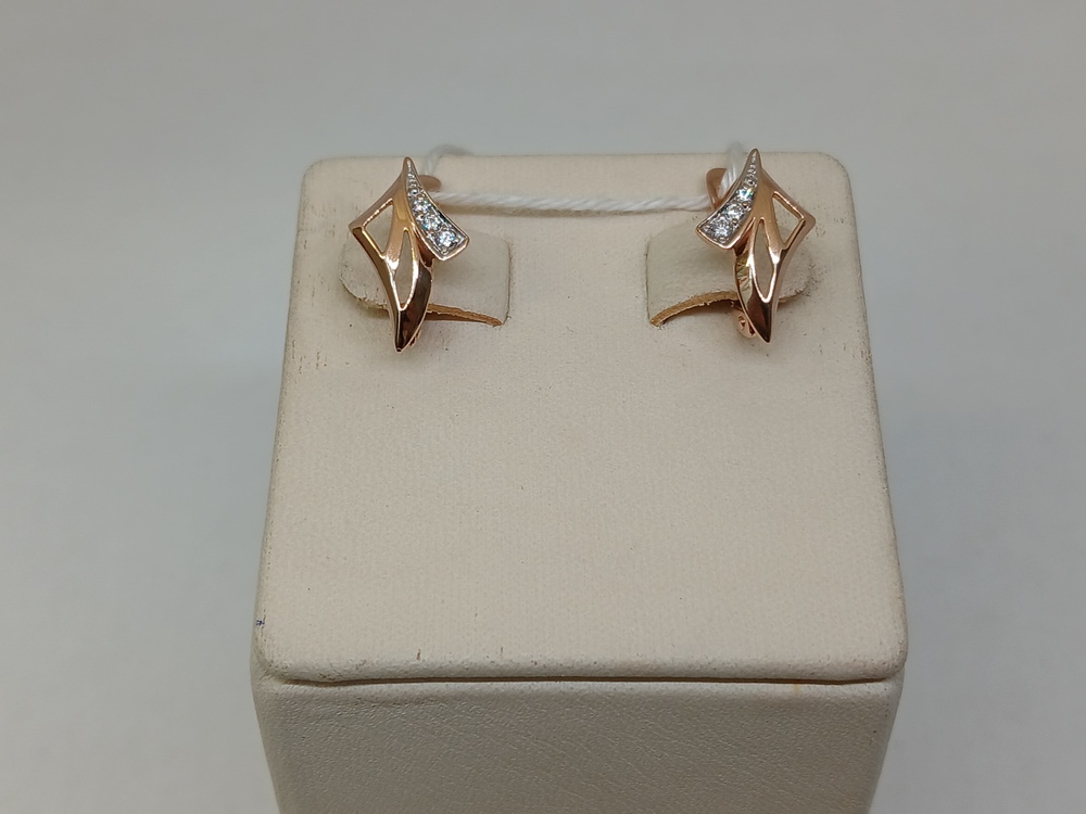 СЕРЬГИ С КАМНЯМИ (Au 585)