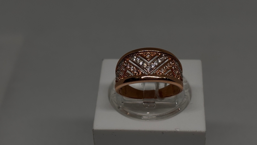 КОЛКМИ585 КОЛЬЦО С КАМНЯМИ (Au 585)