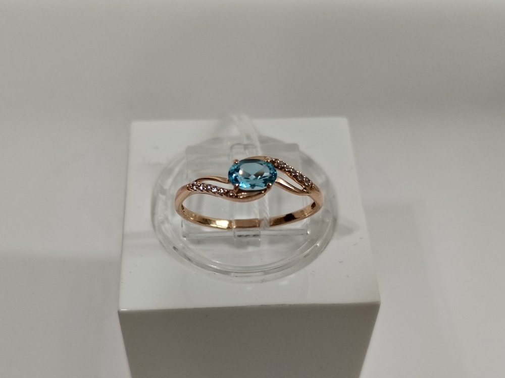 КОЛКМИ585 КОЛЬЦО С КАМНЯМИ (Au 585)