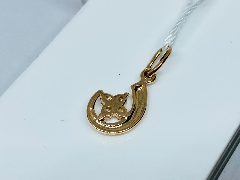 ПОДКМИ585 ПОДВЕСКА С КАМНЯМИ (Au 585)