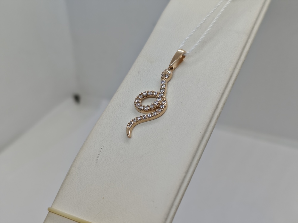 ПОДКМИ585 ПОДВЕСКА С КАМНЯМИ (Au 585)