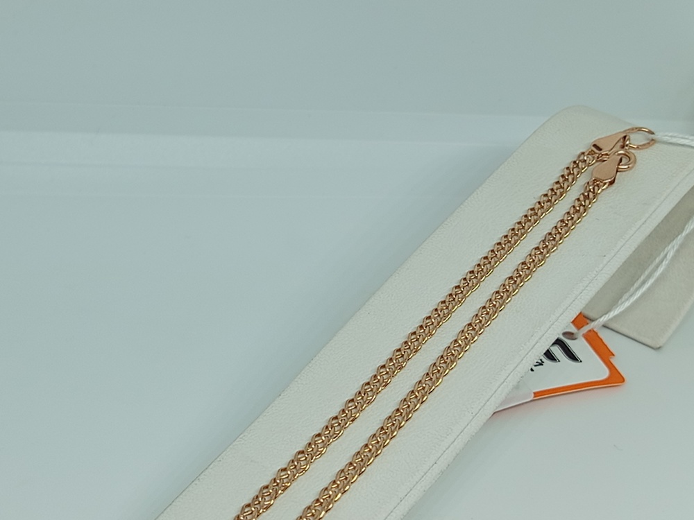 ЦПР2585 ЦЕПЬ ПУСТОТЕЛАЯ Ромб двойной (Au 585)