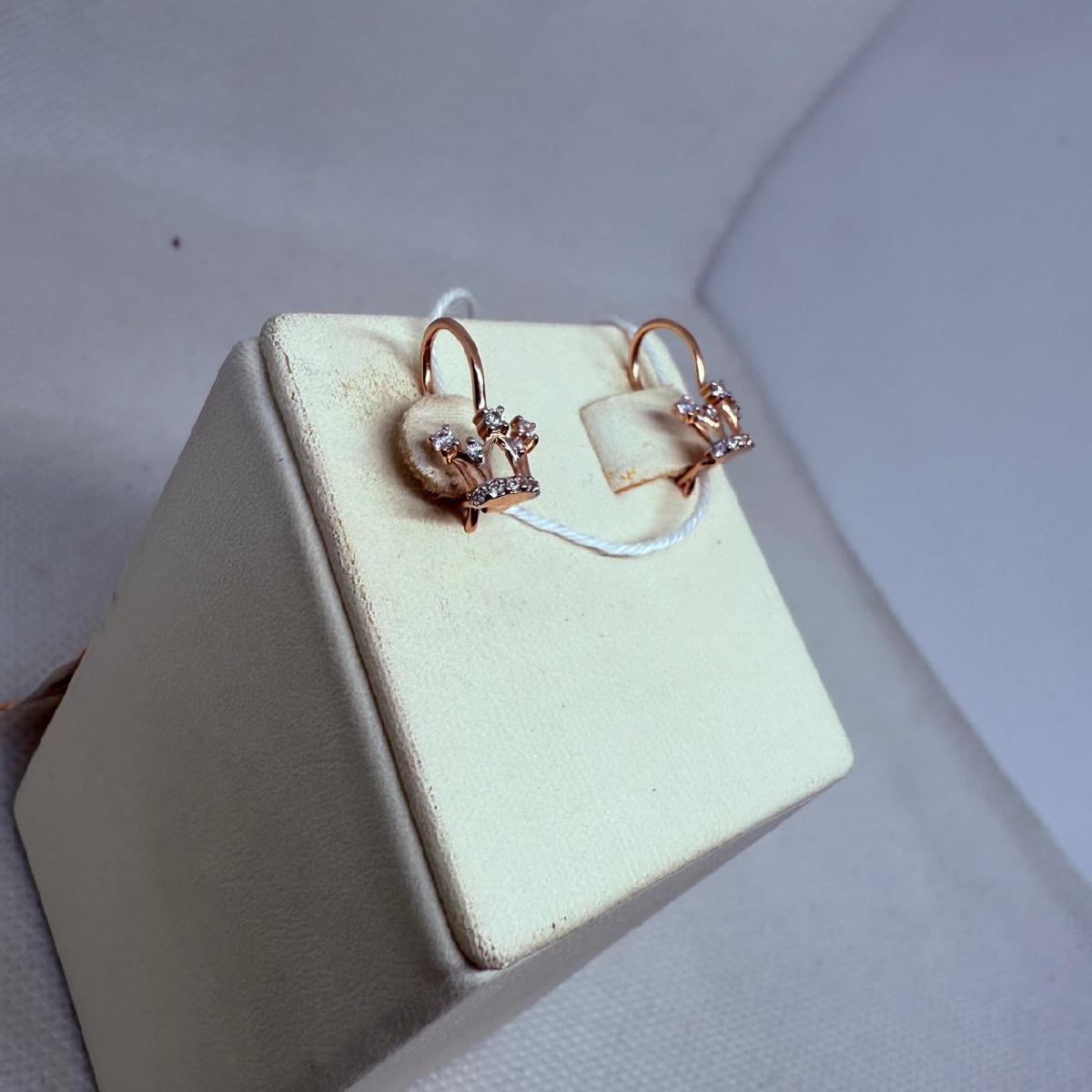 СЕРЬГИ С КАМНЯМИ (Au 585)