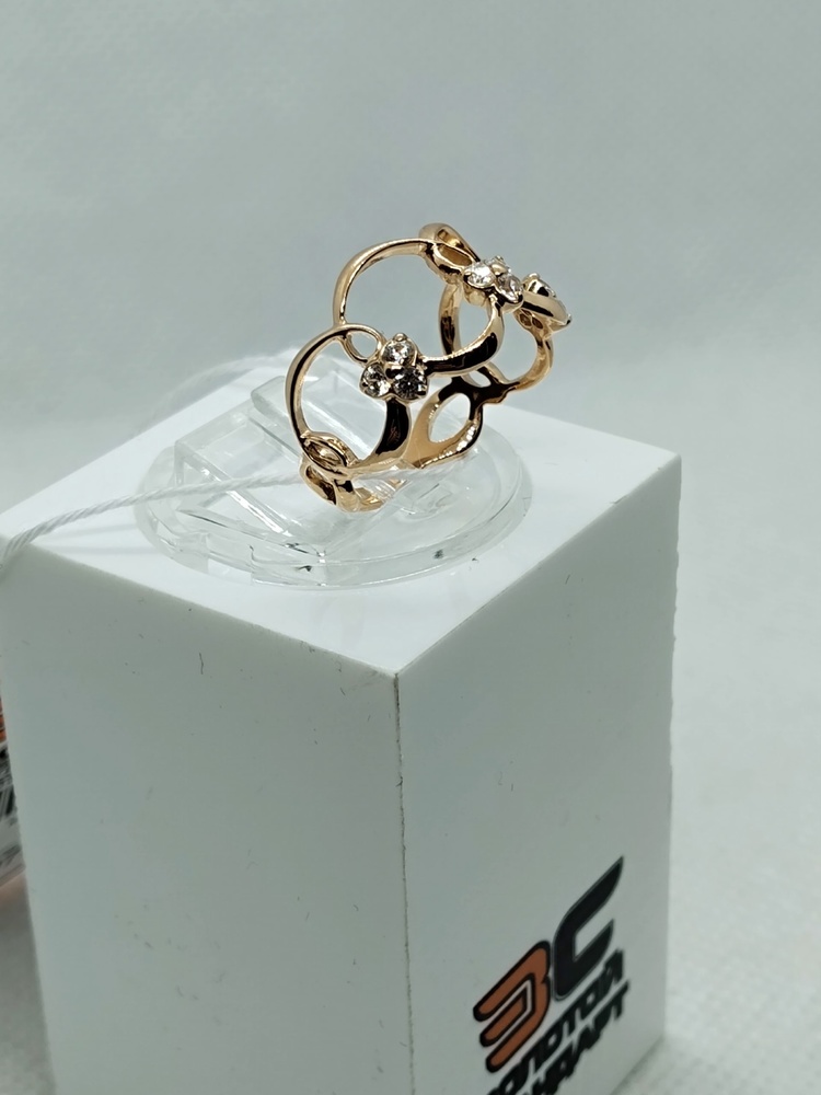 КОЛКМИ585 КОЛЬЦО С КАМНЯМИ (Au 585)