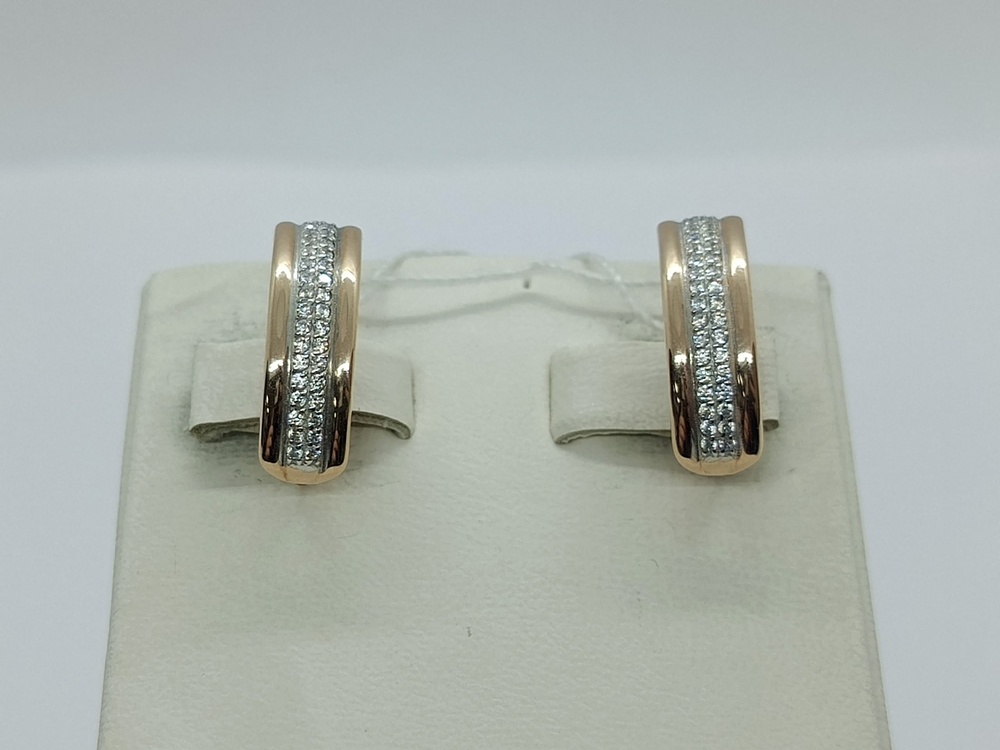 СЕРЬГИ С КАМНЯМИ (Au 585)