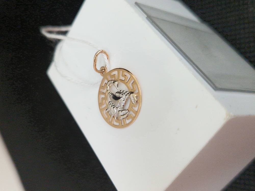 ПОДВЕСКА ЗНАК ЗОДИАКА СКОРПИОН Au 585