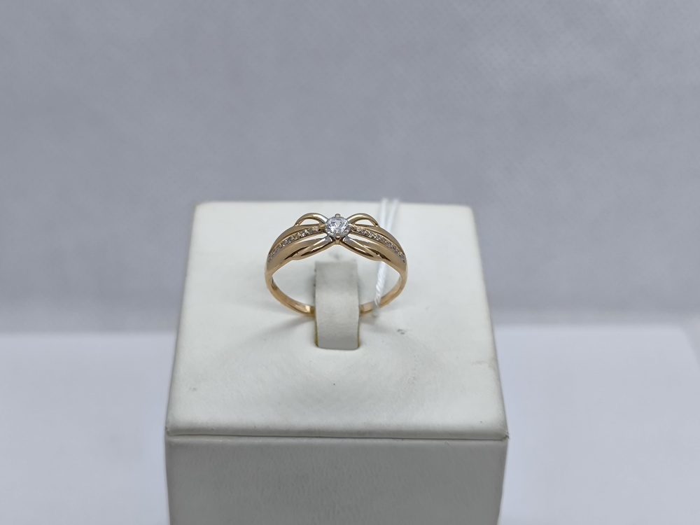 КОЛКМИ585 КОЛЬЦО С КАМНЯМИ (Au 585)