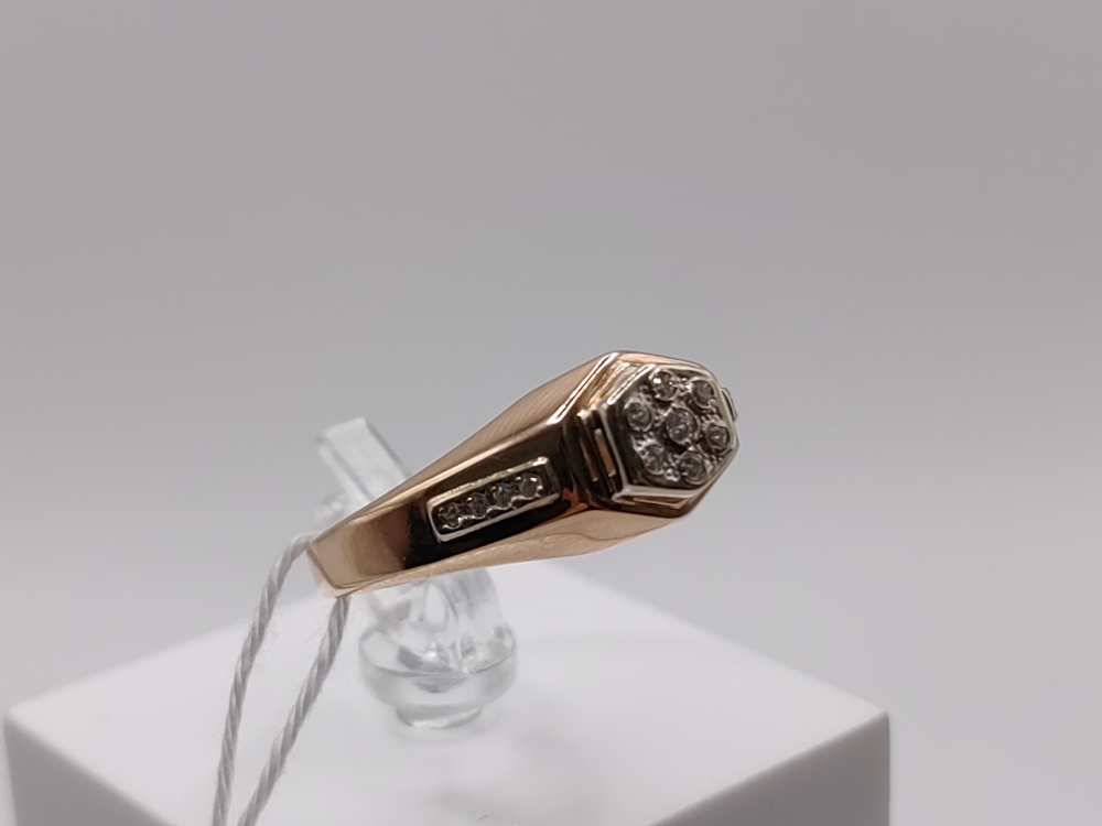 ПЕЧКМИ585 ПЕЧАТКА С КАМНЯМИ (Au 585)