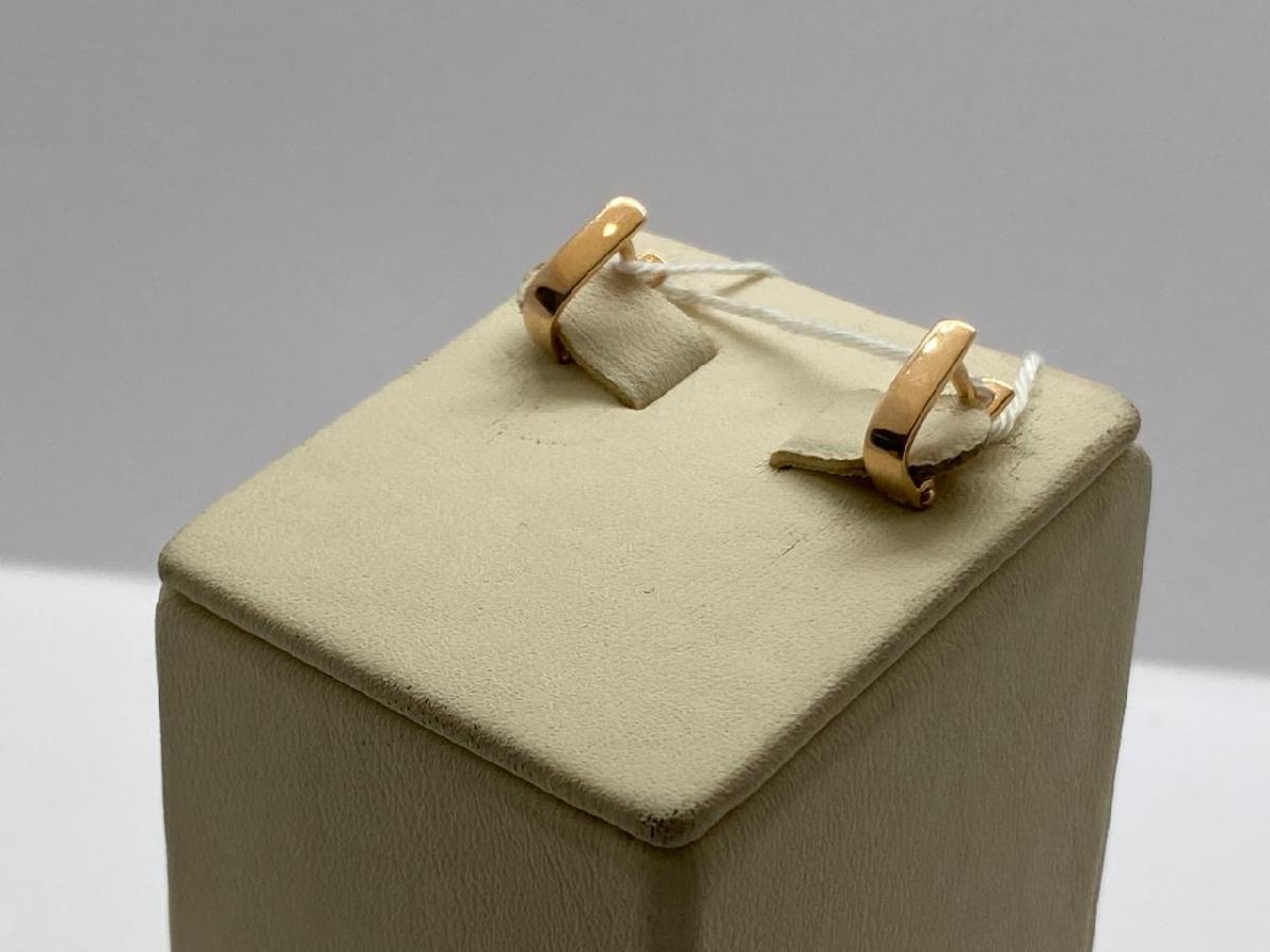 СБКМ585 СЕРЬГИ БЕЗ КАМНЯ (Au 585)