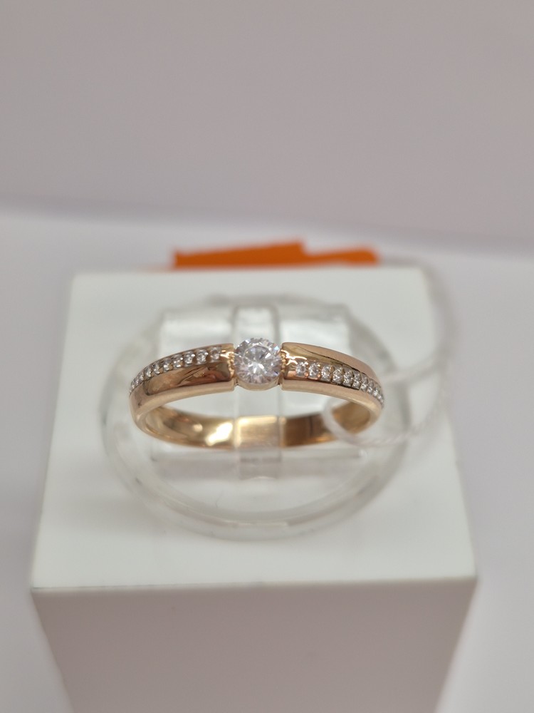 КОЛКМИ585 КОЛЬЦО С КАМНЯМИ (Au 585)