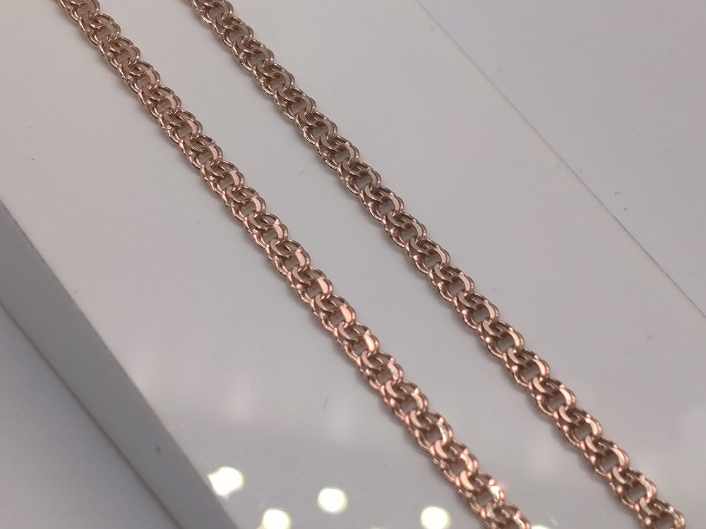 570005022 ЦЕПЬ ПУСТОТЕЛАЯ Бисмарк (Au 585)