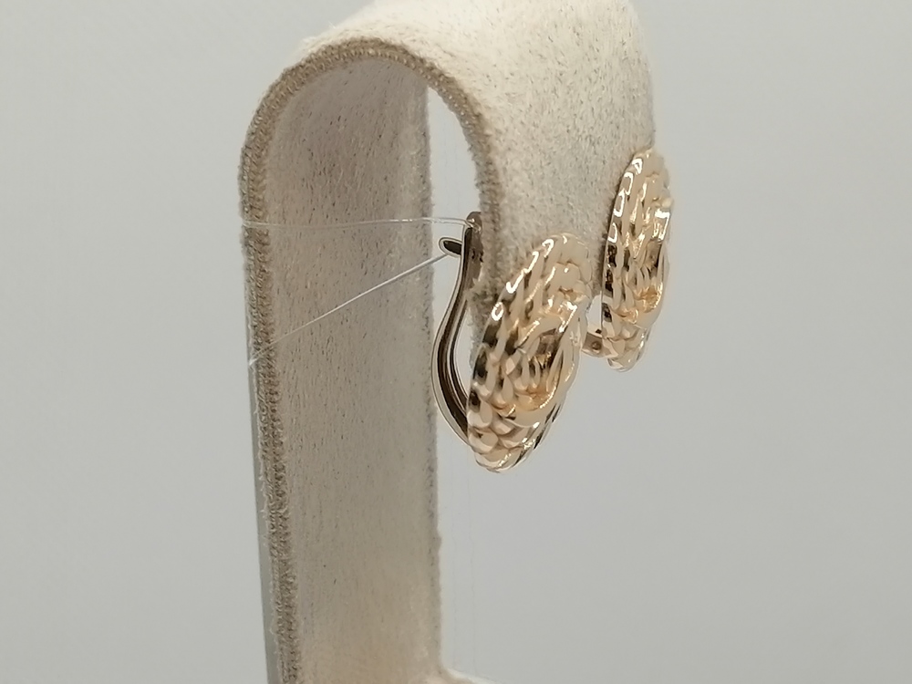 СЕРЬГИ БЕЗ КАМНЯ (Au 585)