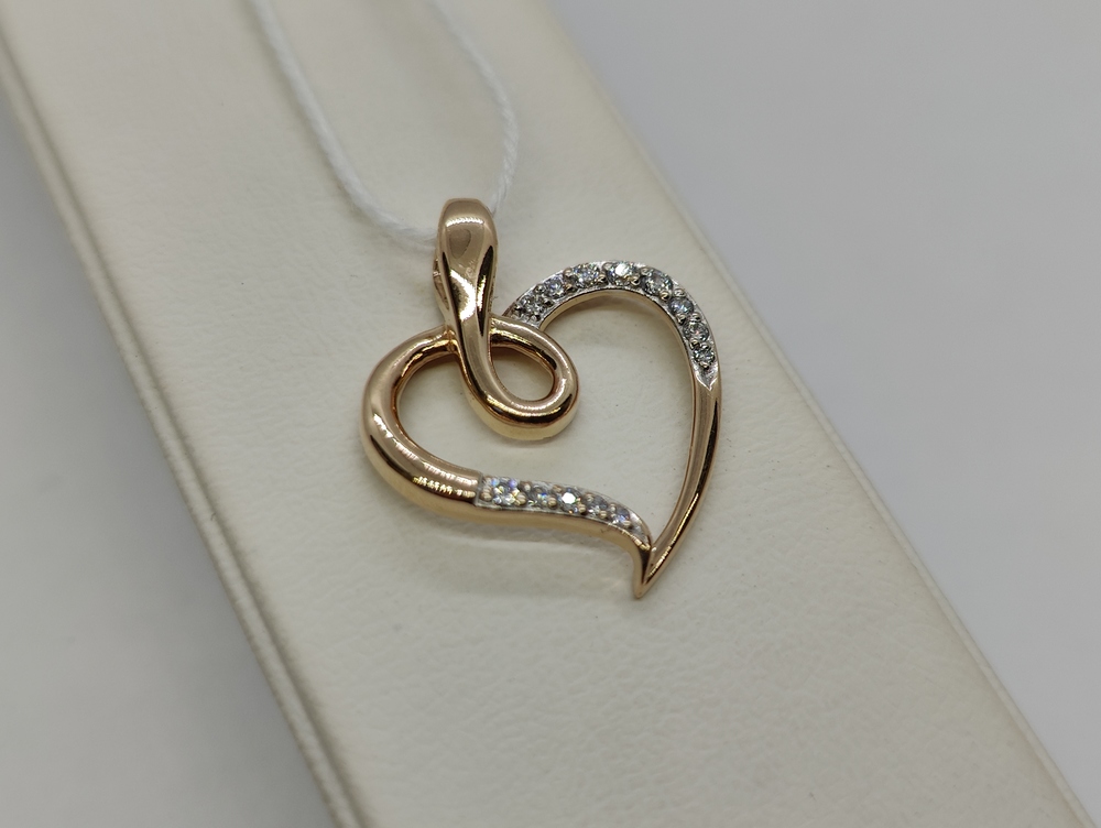 ПОДВЕСКА С КАМНЯМИ (Au 585)