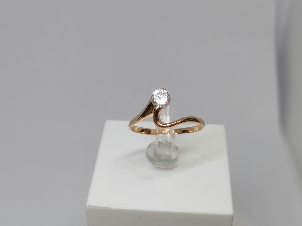 КОЛЬЦО С КАМНЕМ (Au 585)