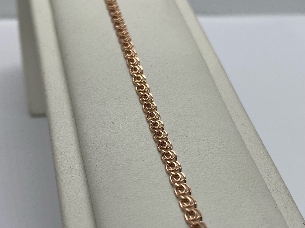 БРАСЛЕТ ПУСТОТЕЛЫЙ Лав Au 585