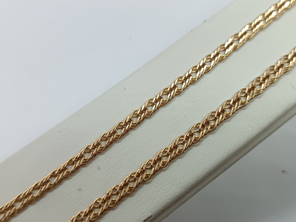 ЦЕПЬ ПОЛНОВЕСНАЯ Ромб тройной (Au 585)