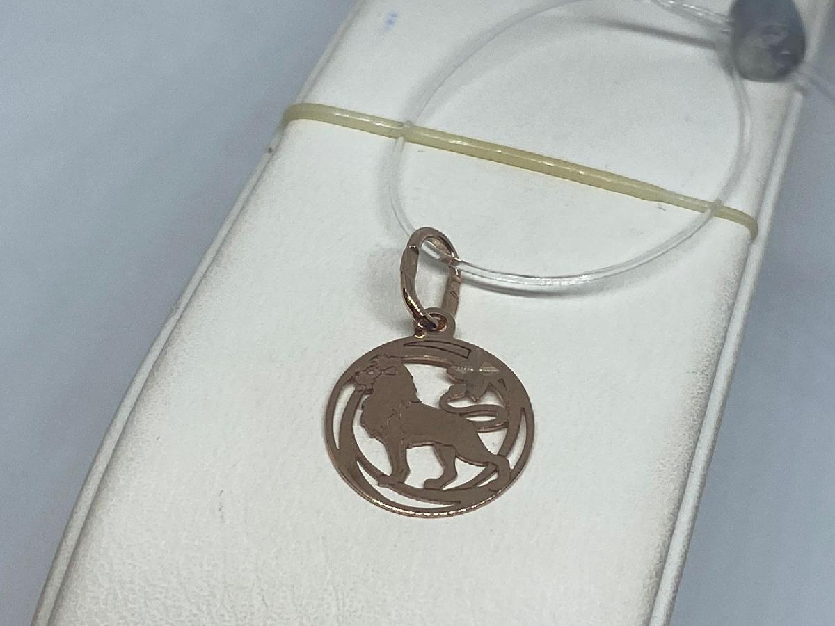 ПОДВЕСКА ЗНАК ЗОДИАКА ЛЕВ (Au 585)