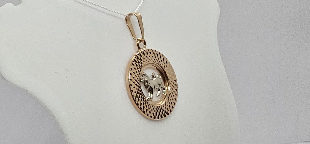 КрСПАлев ПОДВЕСКА ЗНАК ЗОДИАКА ЛЕВ (Au 585)