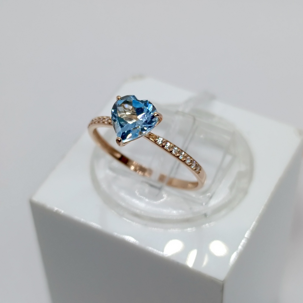 КОЛКМИ585 КОЛЬЦО С КАМНЯМИ (Au 585)