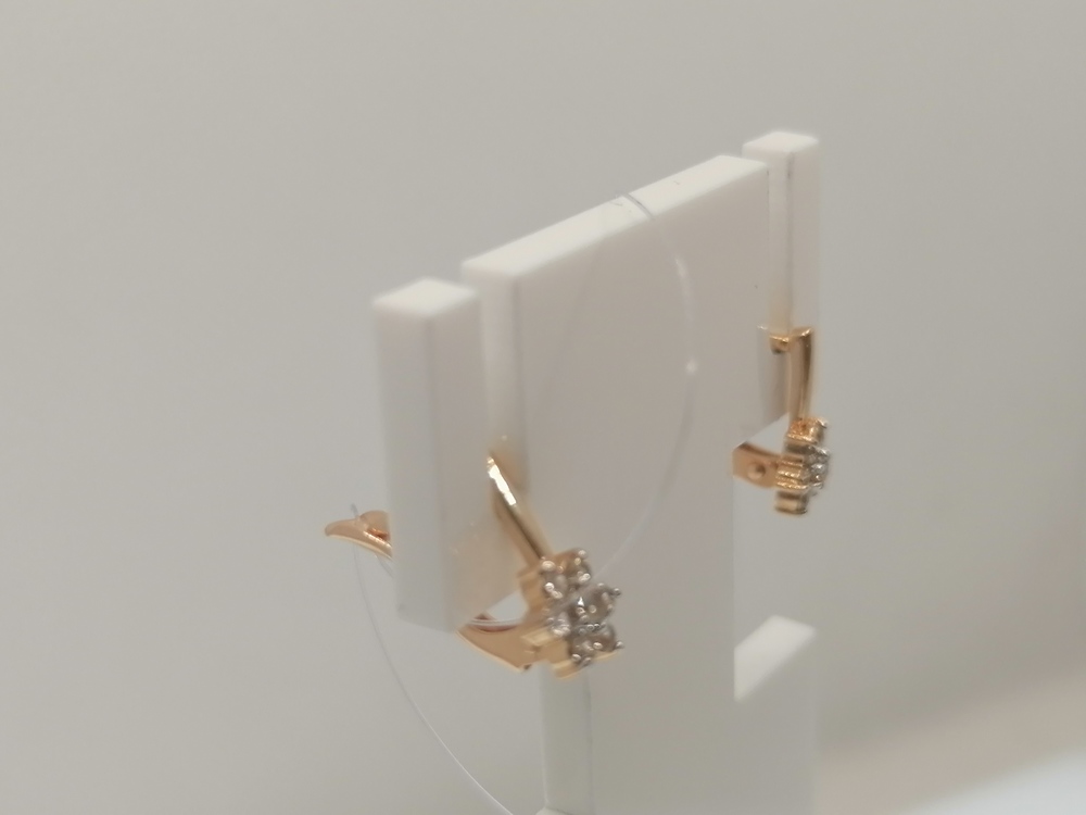 СЕРЬГИ С КАМНЯМИ (Au 585)