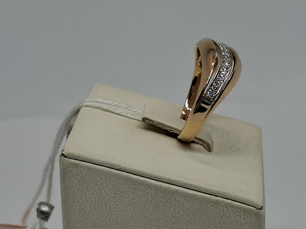 КОЛКМИ585 КОЛЬЦО С КАМНЯМИ (Au 585)