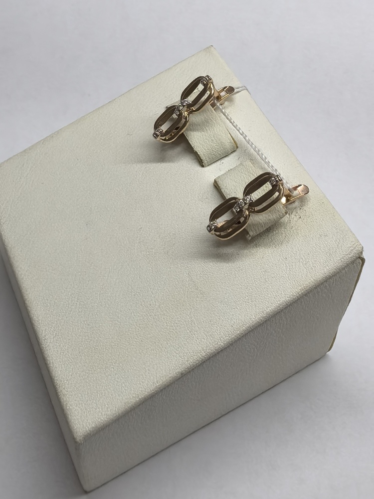 СЕРЬГИ С КАМНЯМИ (Au 585)