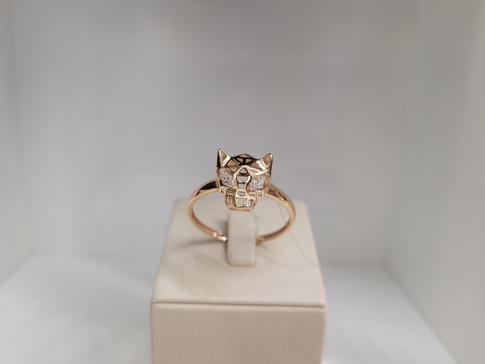 КОЛЬЦО С КАМНЯМИ (Au 585)