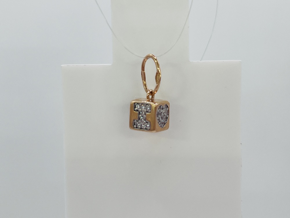 ПОДВЕСКА С КАМНЯМИ (Au 585)