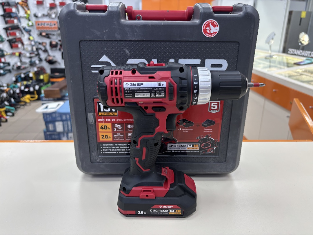Шуруповерт Зубр ДШЛ-185