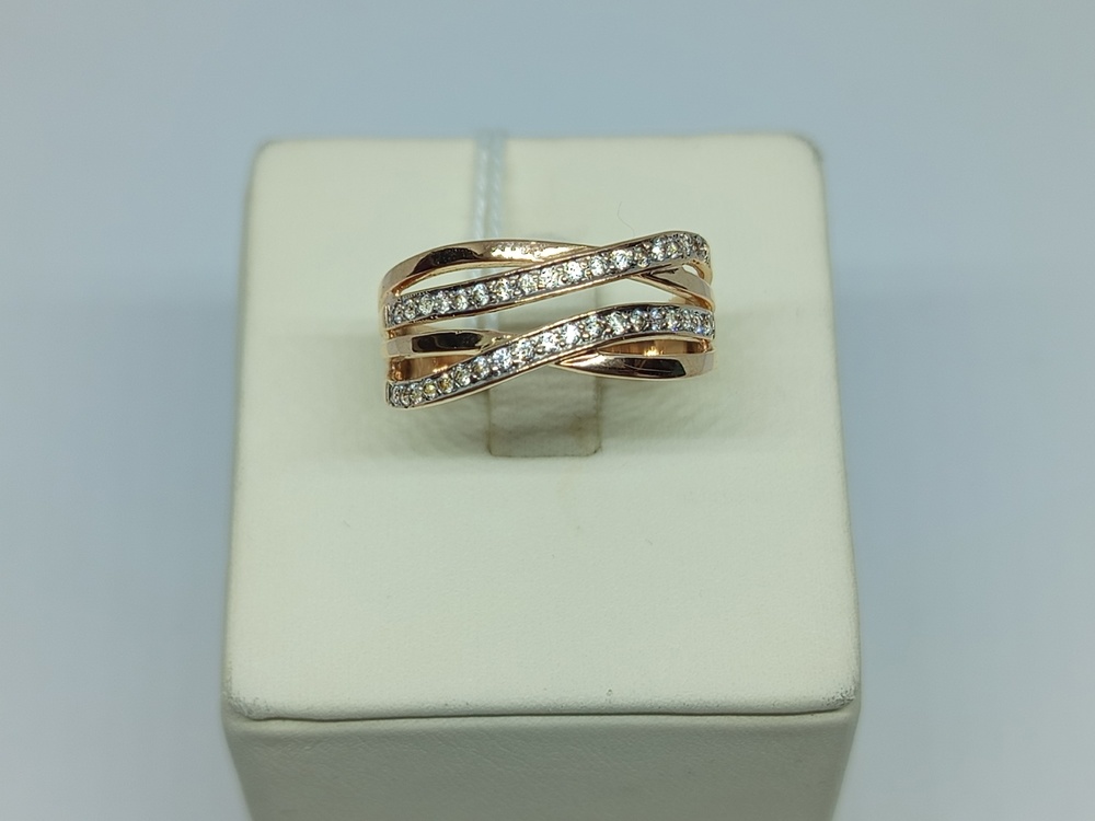 КОЛКМИ585 КОЛЬЦО С КАМНЯМИ (Au 585)