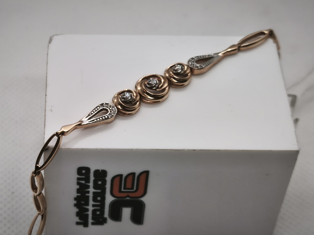 БРАСЛЕТ БРИЛЛИАНТ Au 585