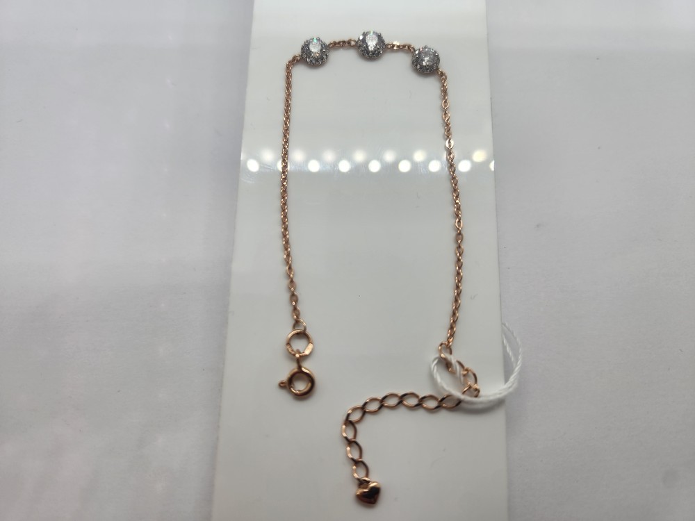 Б585 БРАСЛЕТ С КАМНЯМИ (Au 585)