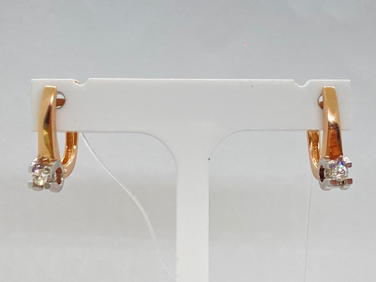 СЕРЬГИ БРИЛЛИАНТ (Au 585)