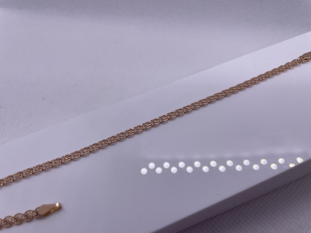 БРАСЛЕТ ПУСТОТЕЛЫЙ Лав Au 585