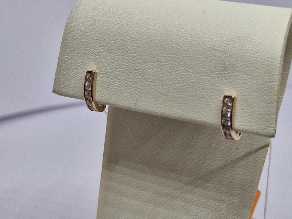 СЕРЬГИ С КАМНЯМИ (Au 585)