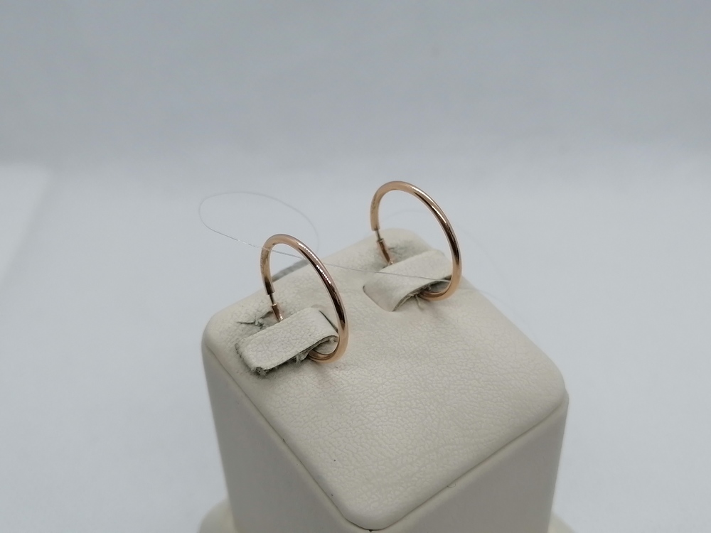 СЕРЬГИ КОНГО без камня (Au 585)