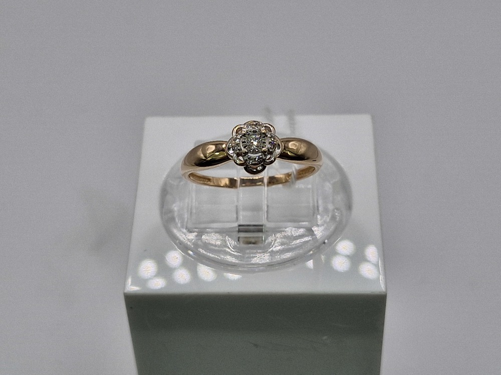 КОЛЬЦО БРИЛЛИАНТ Au 585