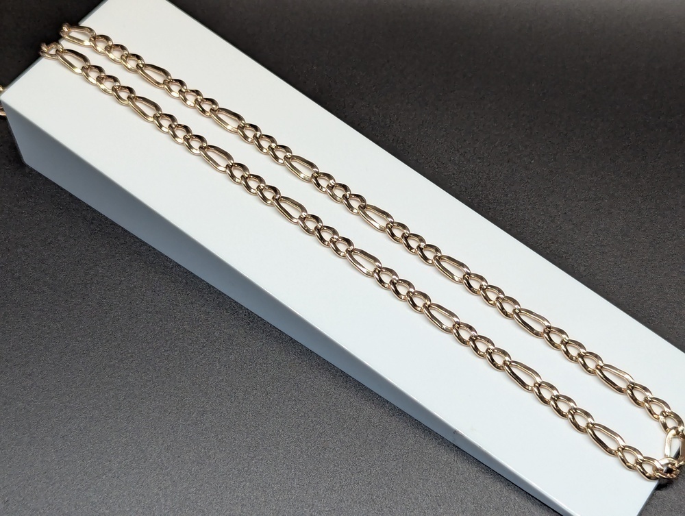 ЦЛФК585 ЦЕПЬ ПОЛНОВЕСНАЯ Фигаро(картье) (Au 585)