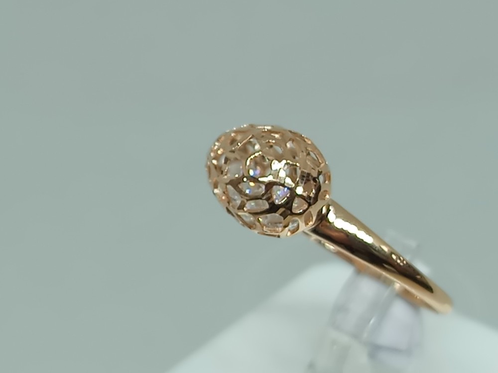 КОЛЬЦО С КАМНЯМИ (Au 585)