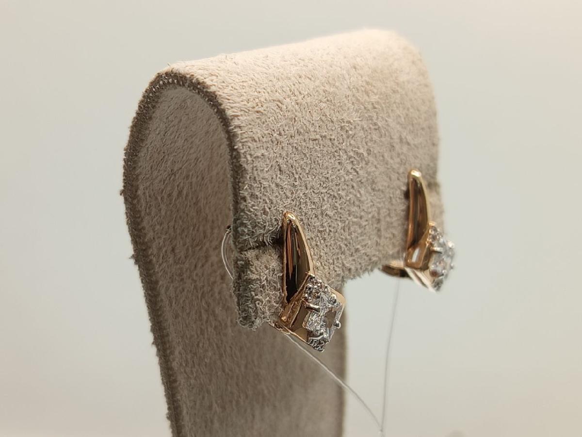 СЕРЬГИ С КАМНЯМИ (Au 585)