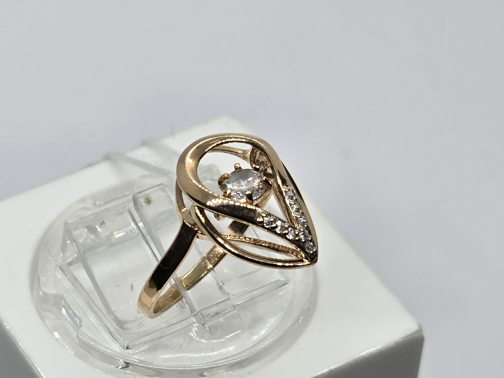 КОЛКМИ585 КОЛЬЦО С КАМНЯМИ (Au 585)