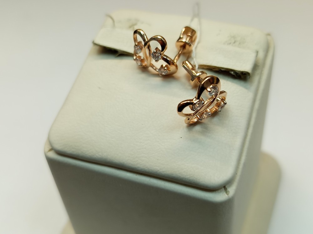 СПУС585 СЕРЬГИ ПУСЕТЫ (Au 585)